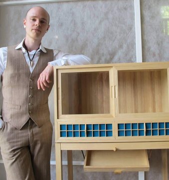 Edvin Thorheim Steen, möbelsnickare på Retrosnickeri AB